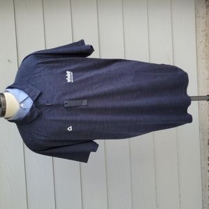 VIVINT Authorized‎ Dealer Dark Grey Black Polyester Sz 4XL Mens Polo Shirt NEW
